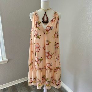 Max Studio Halter Floral mini dress